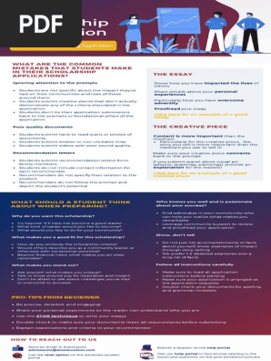 Scholarship Application