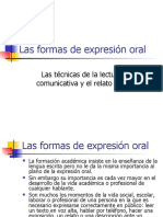 Las Formas de Expresion Oral.ppt(Tema4)