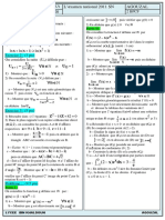 Examen National Maths Sciences Et Technologies 2011 Normale Sujet