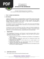 Office of The Governor: I. Title: Linggo NG Kabataan Ii. Rationale