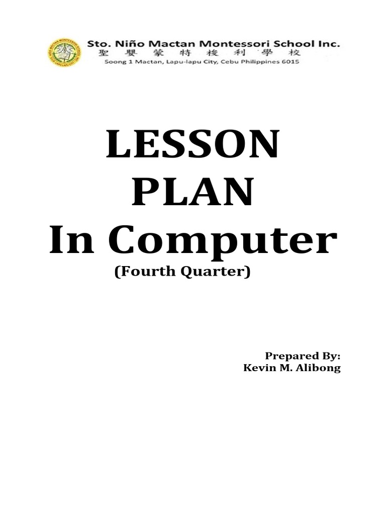 Grade 4-10 Computer Lesson Plans | PDF | Dynamic Web Page | Html Element