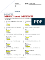 Grammar Quiz: Gerunds and Infinitives