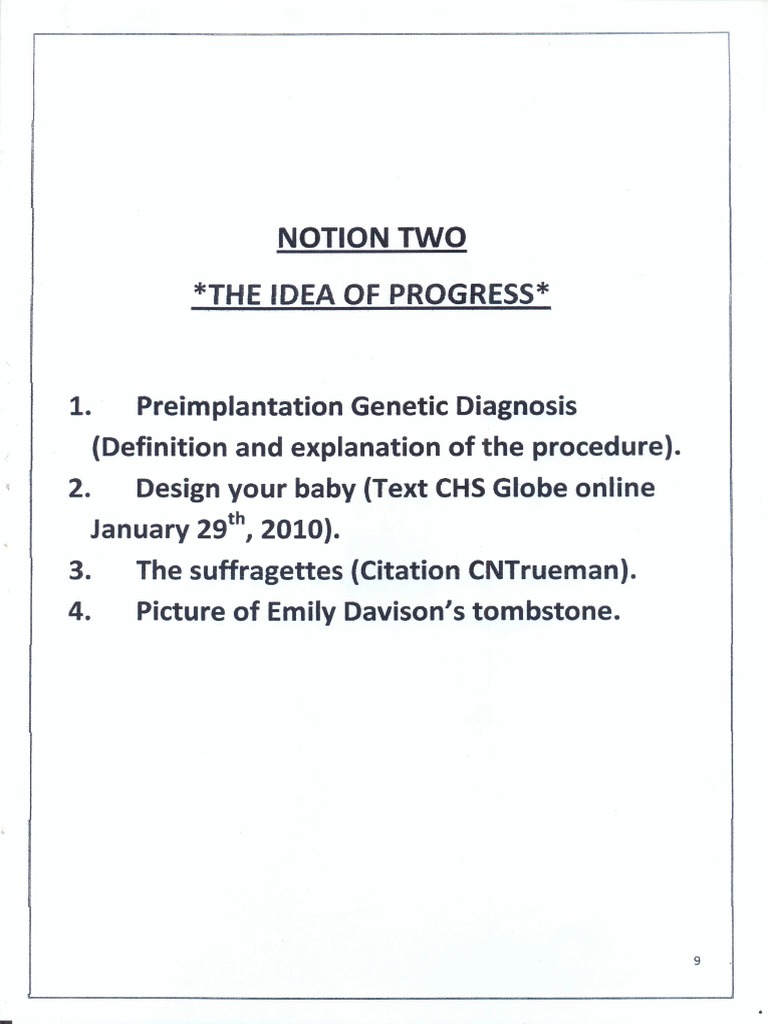 II - The Idea of Progress | PDF