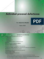 Actividad Procesal Defectuosa