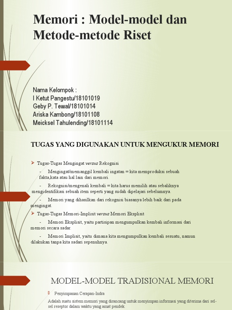 Psikologi Kognitif Pdf