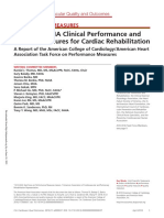 2018 ACC/AHA Clinical Performance and Quality Measures For Cardiac Rehabilitation