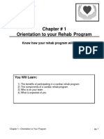 Chapter # 1 Orientation To Your Rehab Program