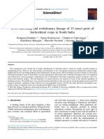 Karthika, Et Al. (2016) - DNA Barcoding and Evolutionary Lineage of 15 Insect Pests of Horticultural