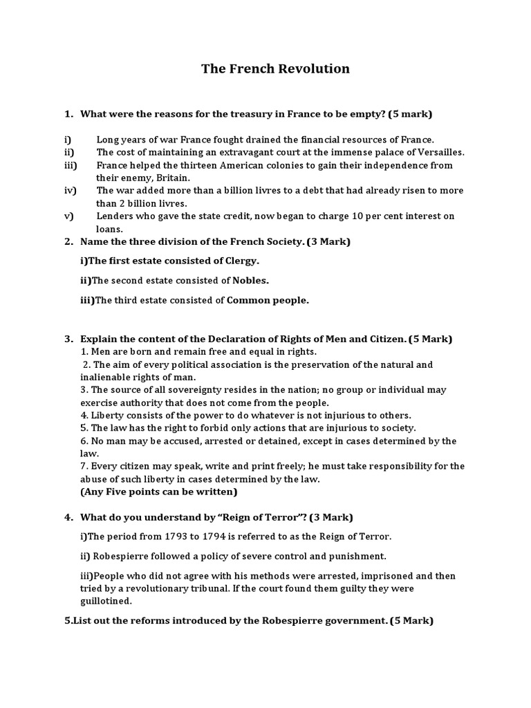 Causes and Impact of the French Revolution | PDF | Government | Justice