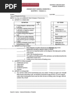 Answer Sheet General Chemistry 2 Set 2