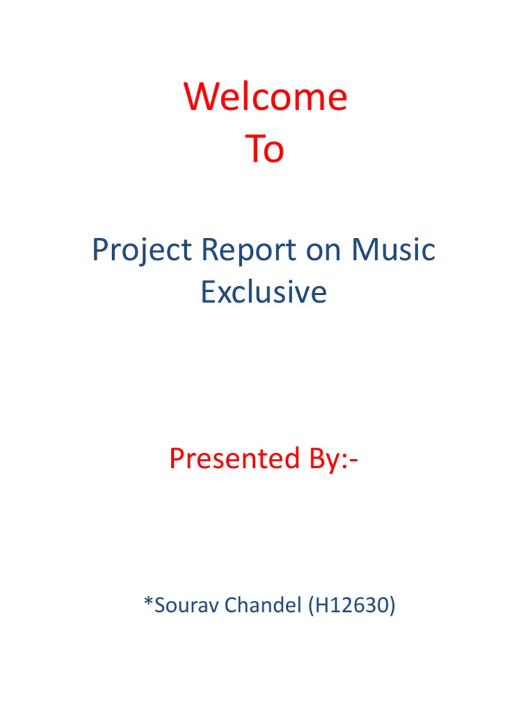 Music Project Report Overview | PDF | Foreign Language Studies | Home ...