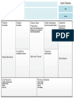 Lean Canvas Template