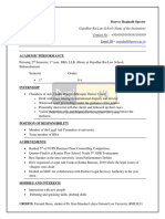 Sample CV