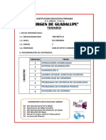 2do S - Ib - Aritmetica Temario