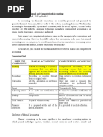 Difference Between Manual and Computerized Accounting