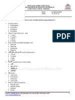 Soal PAT Al-Quran Hadis Kelas 5