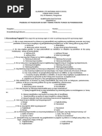 Pagbasa at Pagsusuri Exam 1 | PDF