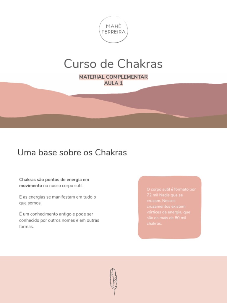 Curso de Chakras Aula 1 | PDF | Chacra | Prana