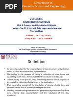 Lecture 13. External Data Representation & Marshalling