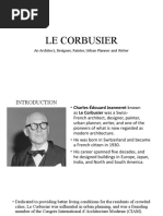 Le Corbusier: An Architect, Designer, Painter, Urban Planner and Writer