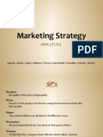 Marketing Strategy: ABN (P) LTD