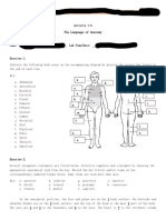 Activity 1A - The Language of Anatomy PDF