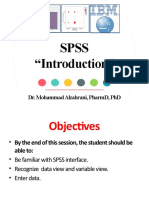 SPSS Introduction