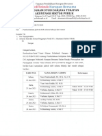 Pemberitahuan Jadwal Shift Selama Bekerja Dari Rumah