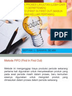 Harga Pokok Proses Lanjutan - Fifo