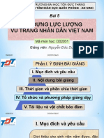 BAI 5. Xây dựng lực lượng vũ trang nhân dân Việt Nam