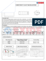 Technical Data Sheet For Ep 7-12 (12V 7ah) Vrla Battery