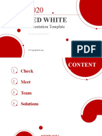 Red White Presentation Template