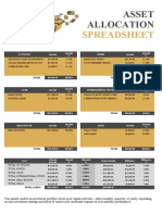 Asset Allocation Spreadsheet