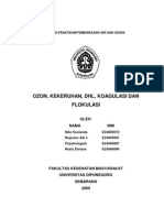 Pemeriksaan Parameter Air &amp; Udara Ozon, Kekeruhan Dhl, Koagulasi Dan Flokulasi