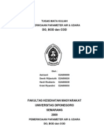 Download Pemeriksaan Parameter Air amp Udara DoBod Cod by paper2paper SN51404543 doc pdf