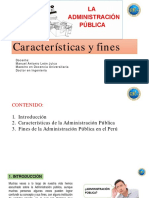 Características y fines de la Administración Pública en el Perú