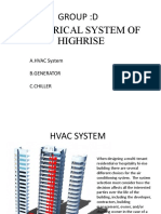 Electrical System of Highrise: Group:D