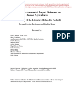 Generic Environmental Impact Statement On Animal Agriculture