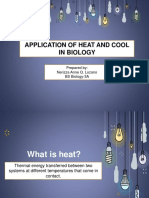 Application of Heat and Cool in Biology-Lozano, Nerizza Anne Q.