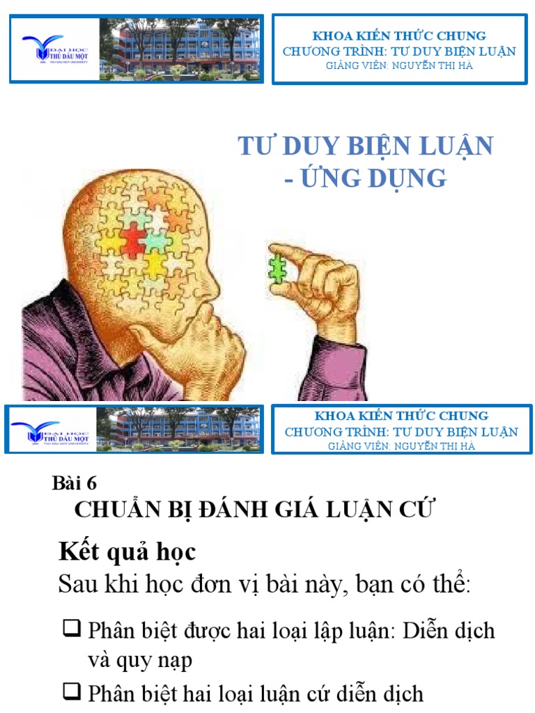 Tdbl 6 - Chuẩn Bị Đánh Giá Luận Cứ | PDF