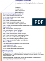 Classification and Reference Symbols of Sections