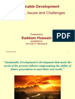 Sustainable Development Concepts, Issues and Challenges