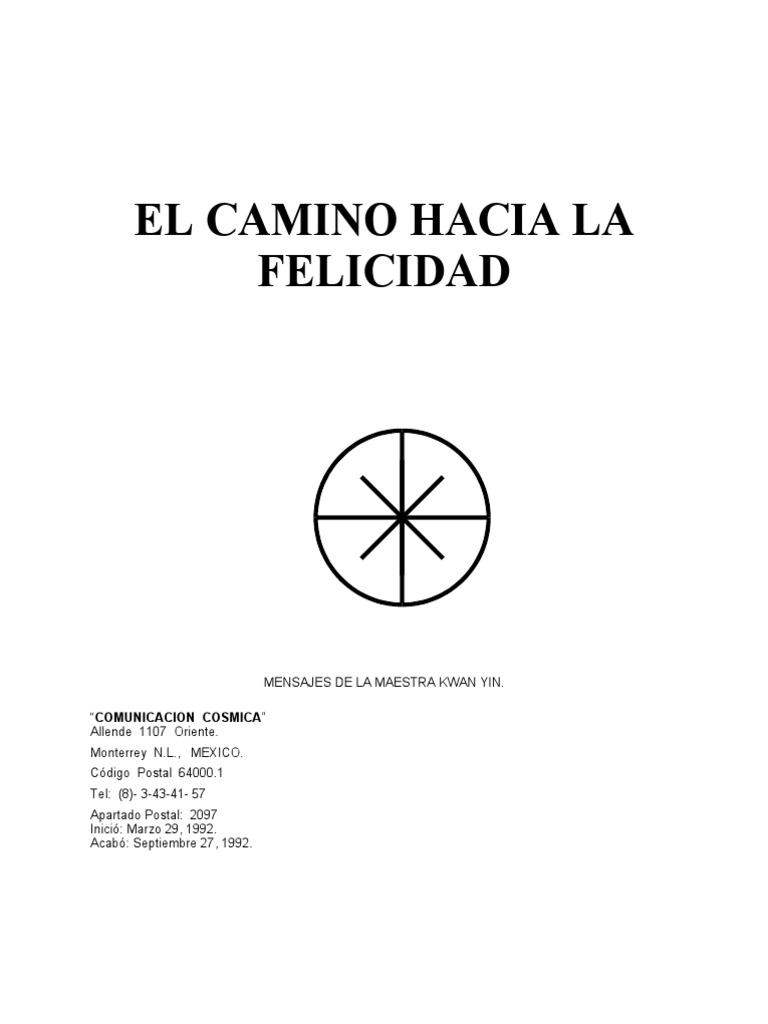 El Camino Hacia La Felicidad | PDF | Felicidad | Mente