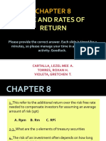 CHAPTER 8 Risk and Rates of return