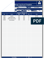 Employee Mileage Log Excel Template