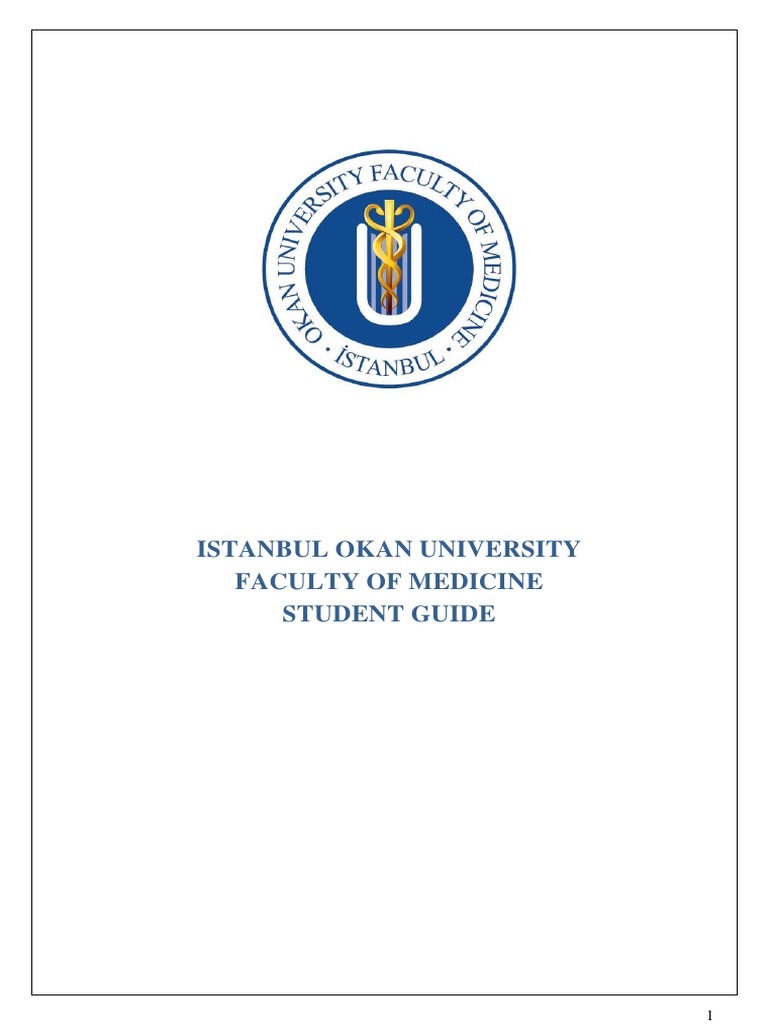 Istanbul Okan University Medicine Guide | PDF | Central Nervous System ...