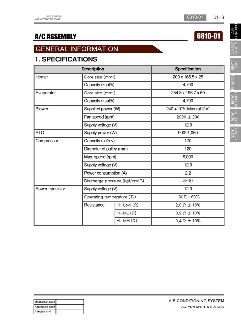 HVAC System Specifications and Diagnostics | PDF | Evaporation | Air ...