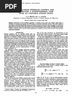Nonlinear Feedback Control FOR Operating A Nonisothermal CSTR Near An Unstable Steady State