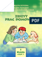 Zeszyt Prac Domowych Klasa Część 1