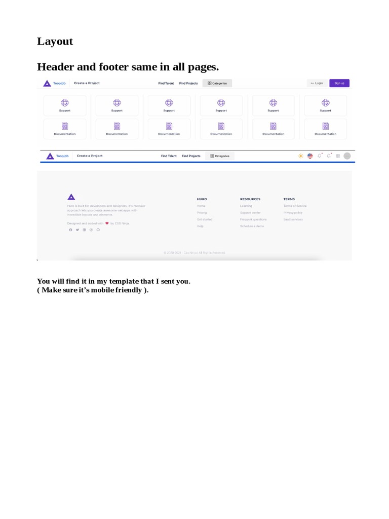 Mobile-Friendly Project Management Layout | PDF